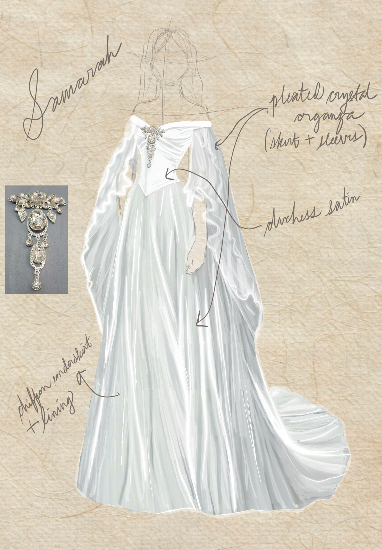 Samarah’s Flowy Fantasy-Inspired Dress