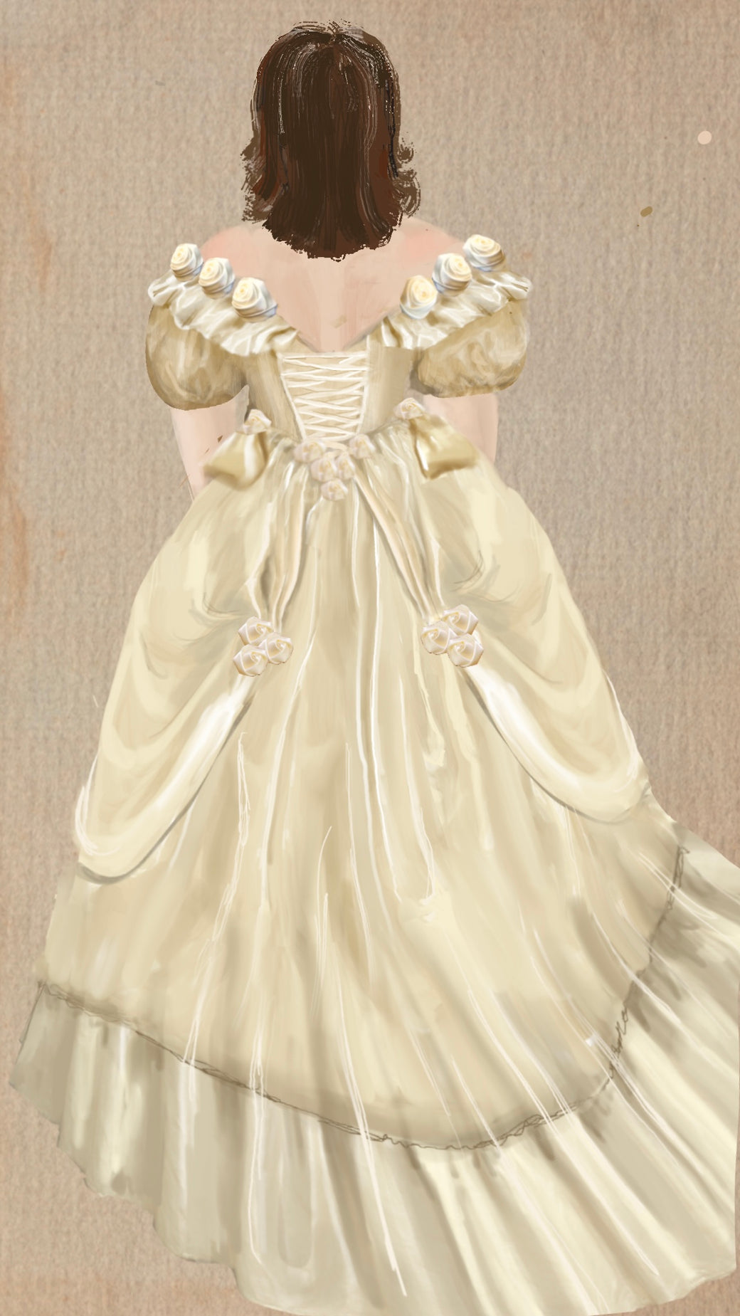 Corset Mermaid with Illusion Lace Detail